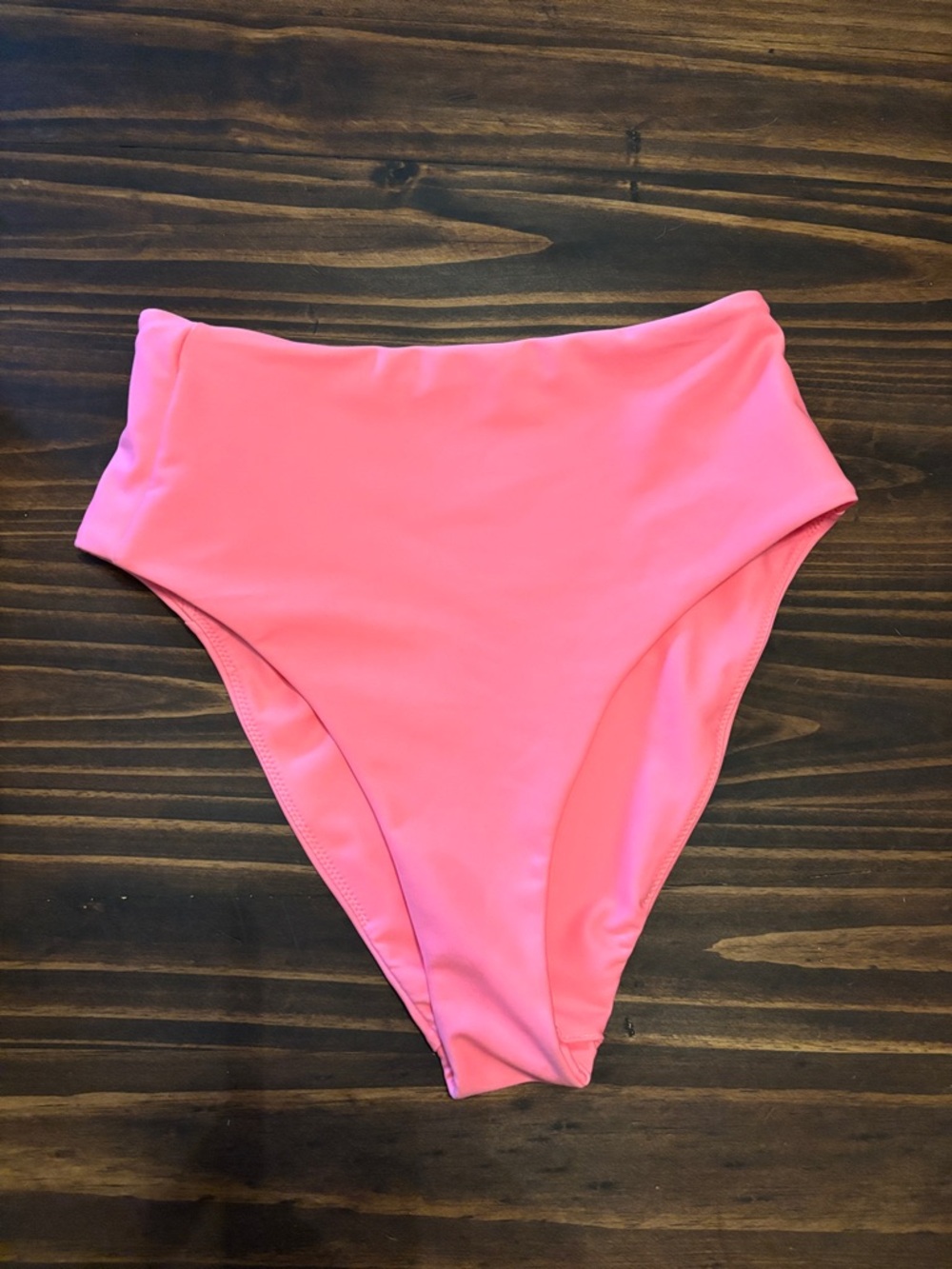 Carve designs coral high waisted small bikini bottoms